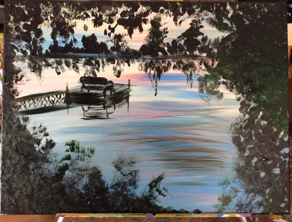 Lake View Painting