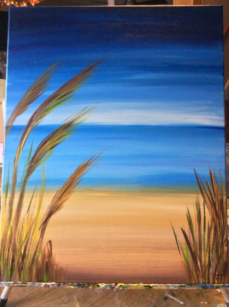 Beach Scene Painting