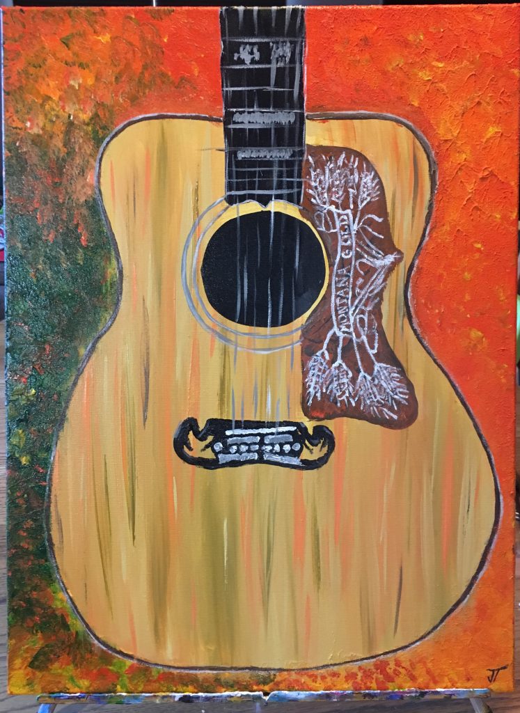 Gibson J-200 Painting