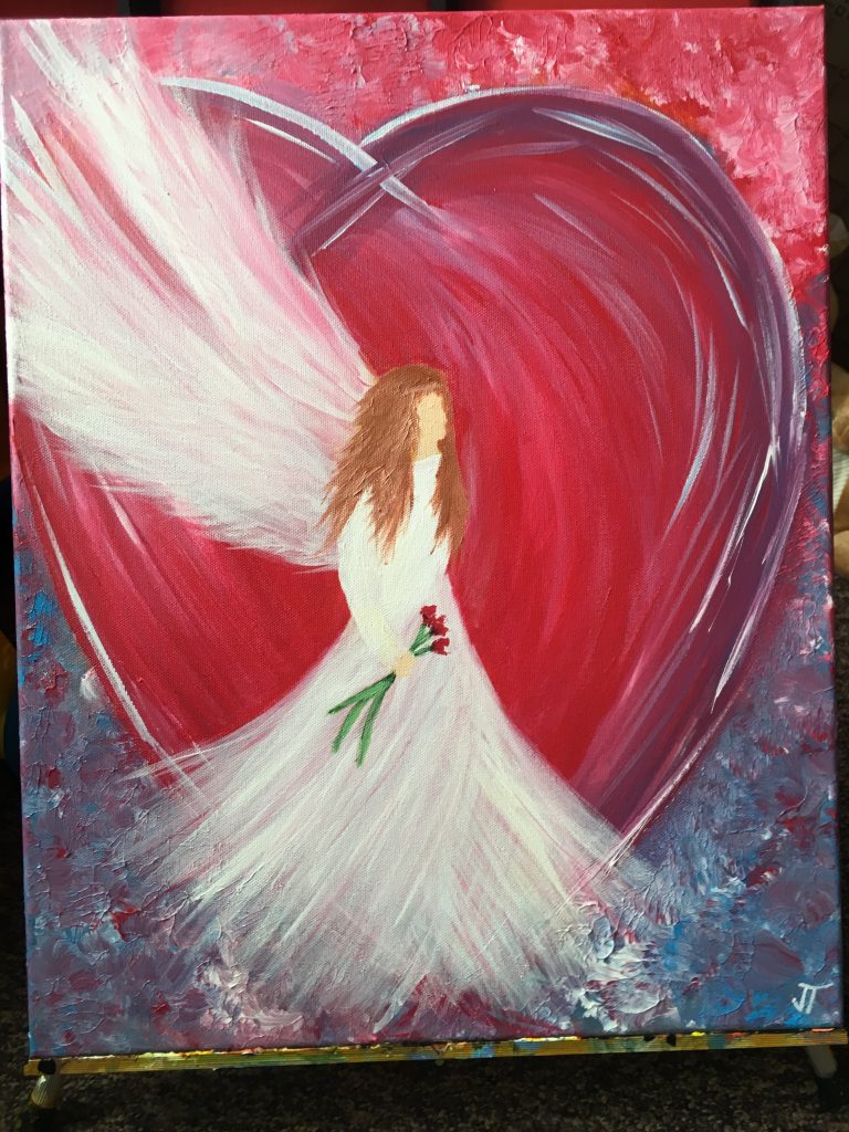 angel valentine painting