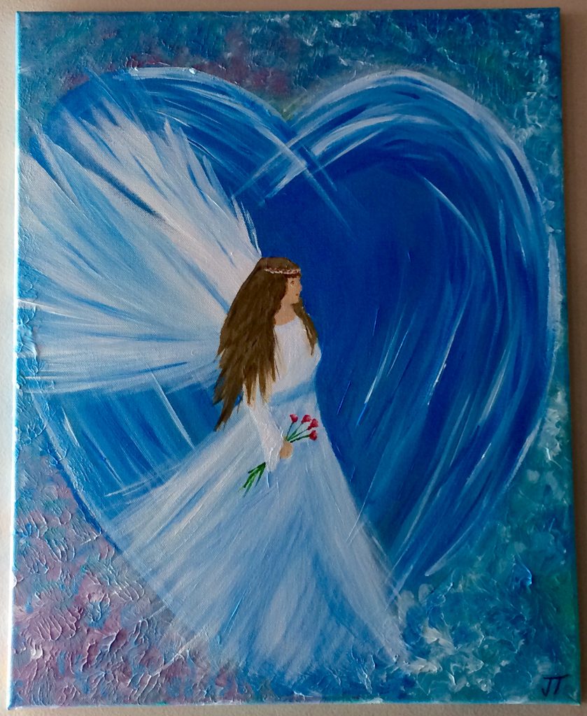 Blue Angel Painting